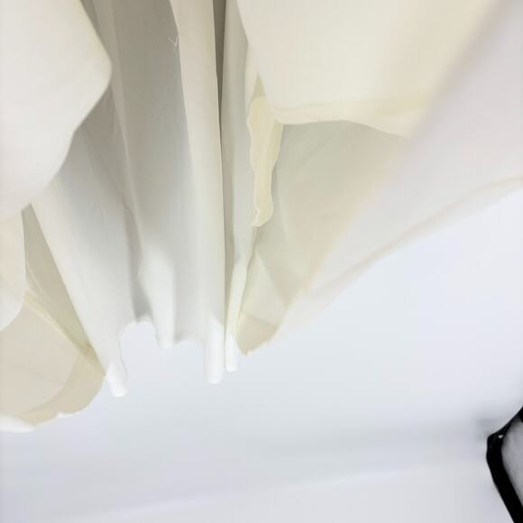 Vince Camuto Dress 18W Bow Tie Sleeveless Ivory Wedding Party NEW Minor Defect - Picture 3 of 10